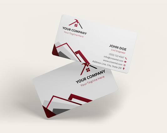 Construction Business Card Template | Home Renovation Services | CON11