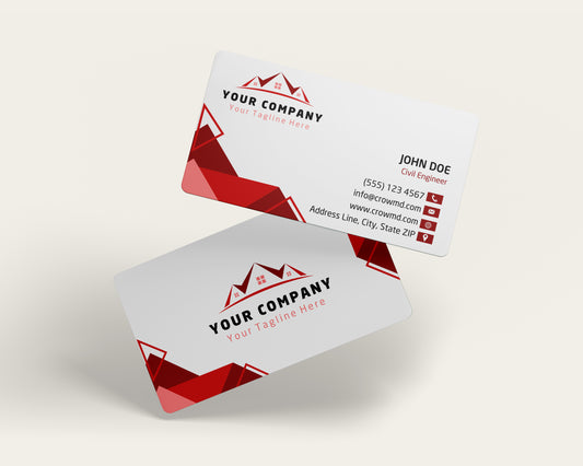 Construction Business Card Template | Trusted Contractor Design | CON15