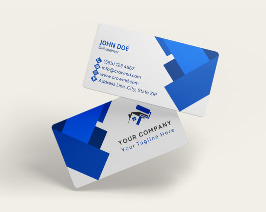 Construction Business Card Template | Home Repair & Remodeling Style | CON24