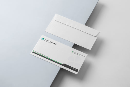 Corporate Envelope Printing – Clean White #10 – 500 pcs | ENV4