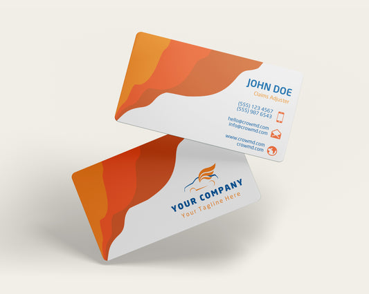 Insurance Business Card Template | Modern Bold Layout | INS10