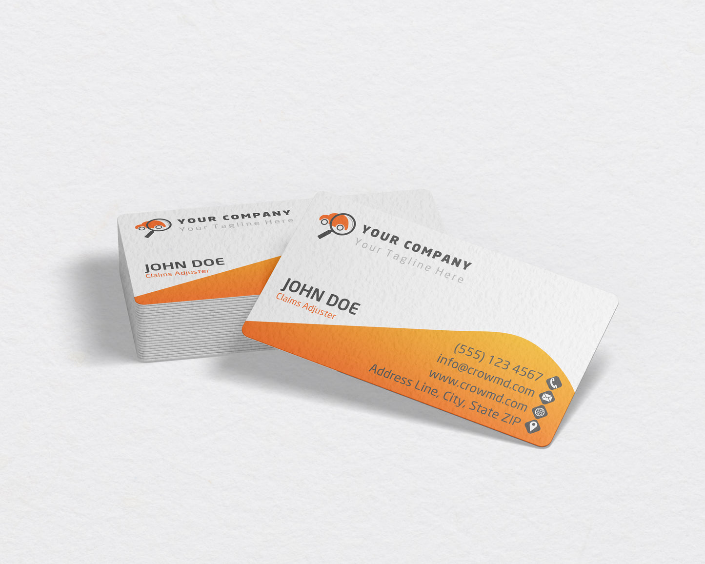 Insurance Business Card Template | Corporate Insurance Branding | INS13