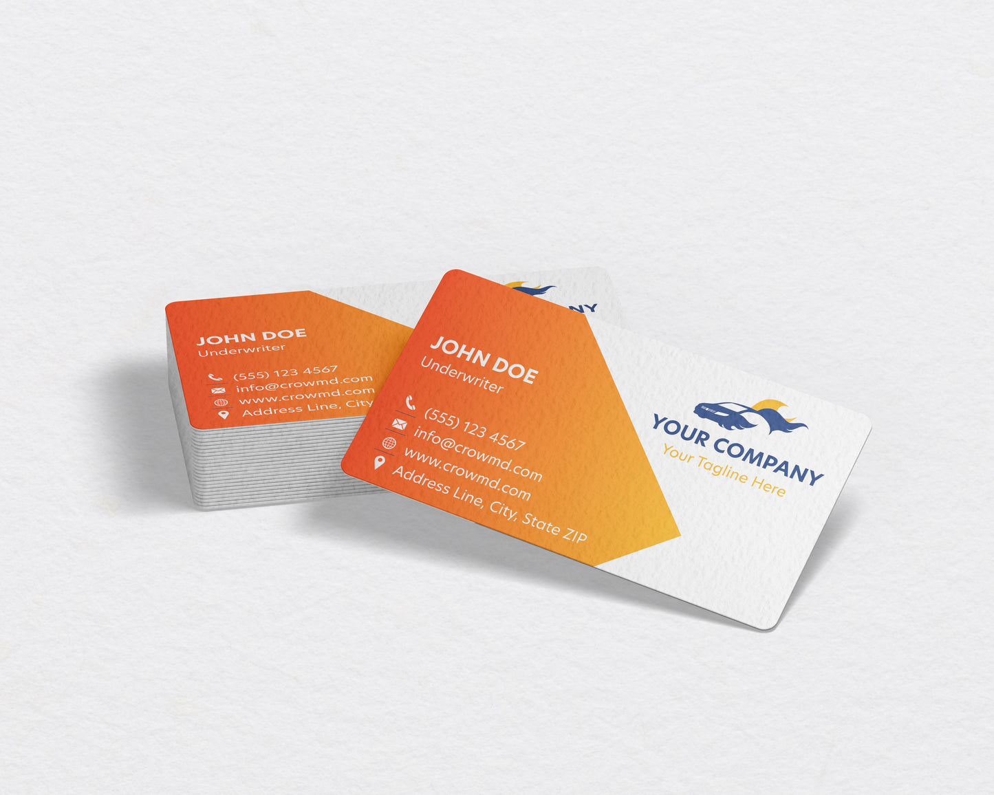 Insurance Business Card Template | Professional Consultant Card | INS14