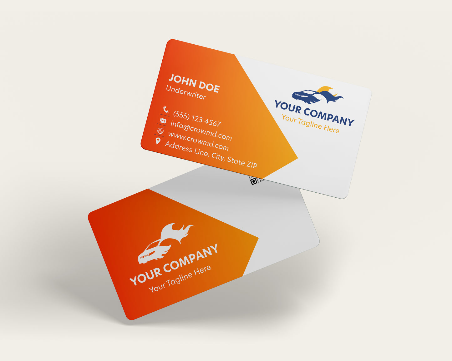 Insurance Business Card Template | Professional Consultant Card | INS14