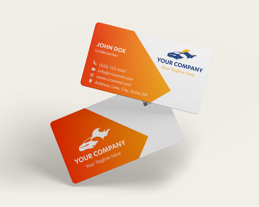 Insurance Business Card Template | Professional Consultant Card | INS14