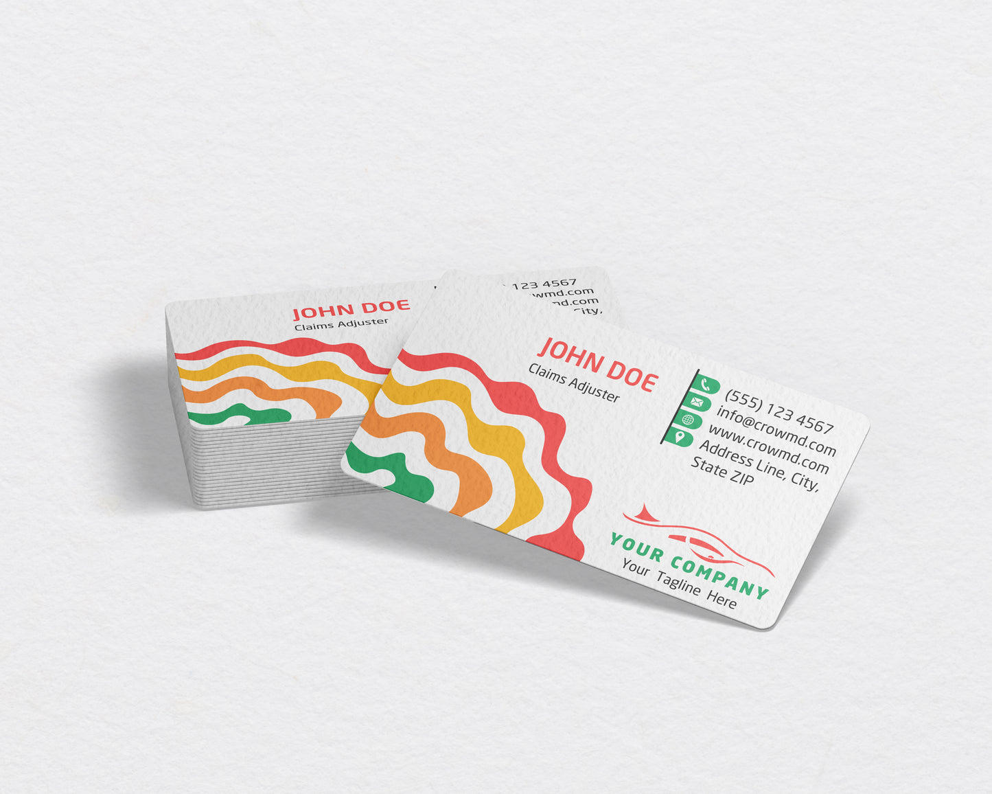 Insurance Business Card Template | Modern Business Insurance Style | INS15