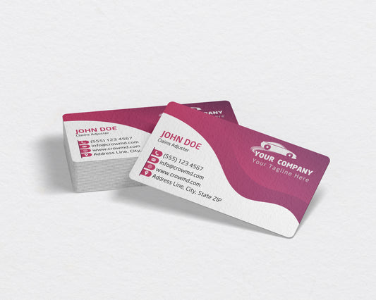 Insurance Business Card Template | Clean Trust-Based Design | INS16