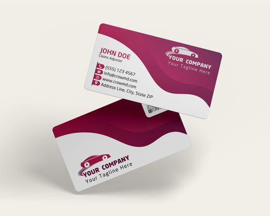 Insurance Business Card Template | Clean Trust-Based Design | INS16