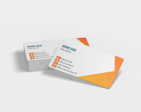 Insurance Business Card Template | Corporate Finance Look | INS17