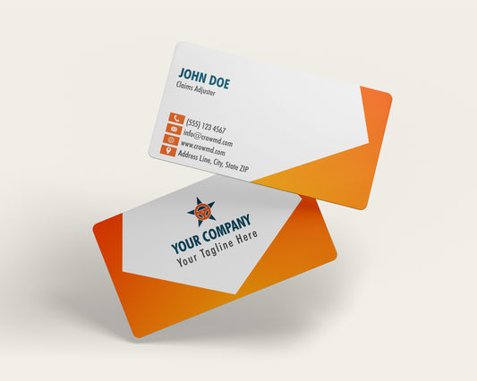 Insurance Business Card Template | Corporate Finance Look | INS17