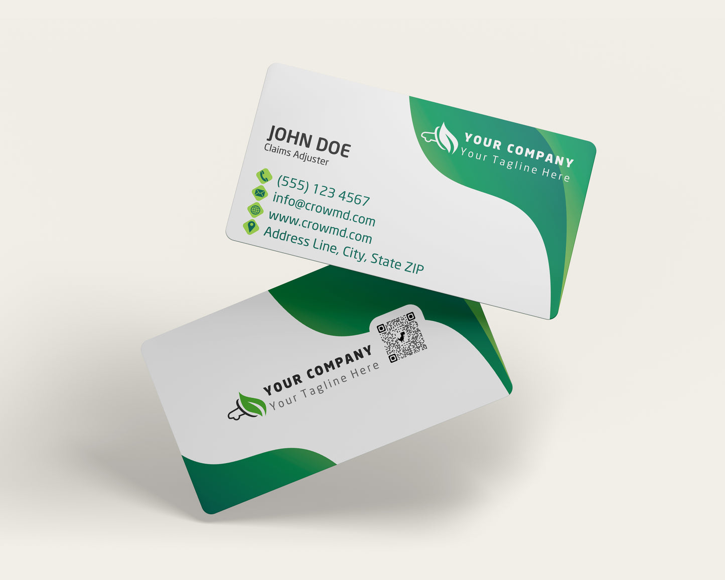 Insurance Business Card Template | Professional Insurance Broker | INS18