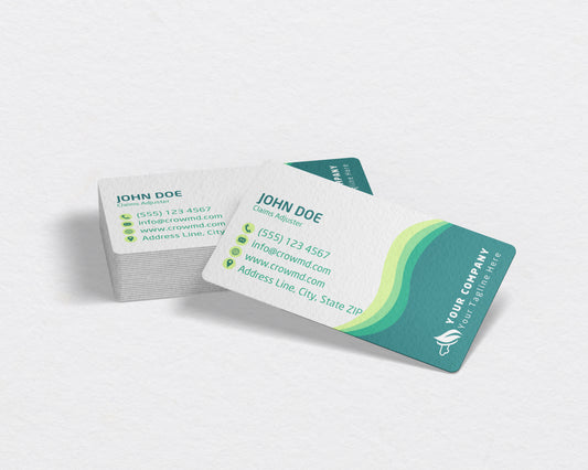 Insurance Business Card Template | Minimal Corporate Agent Card | INS19