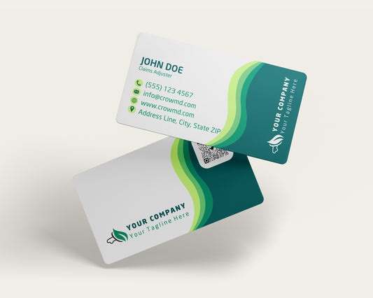 Insurance Business Card Template | Minimal Corporate Agent Card | INS19