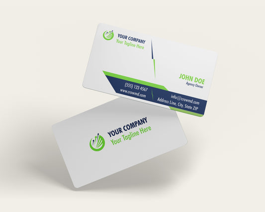 Insurance Business Card Template | Corporate Blue Design | INS5