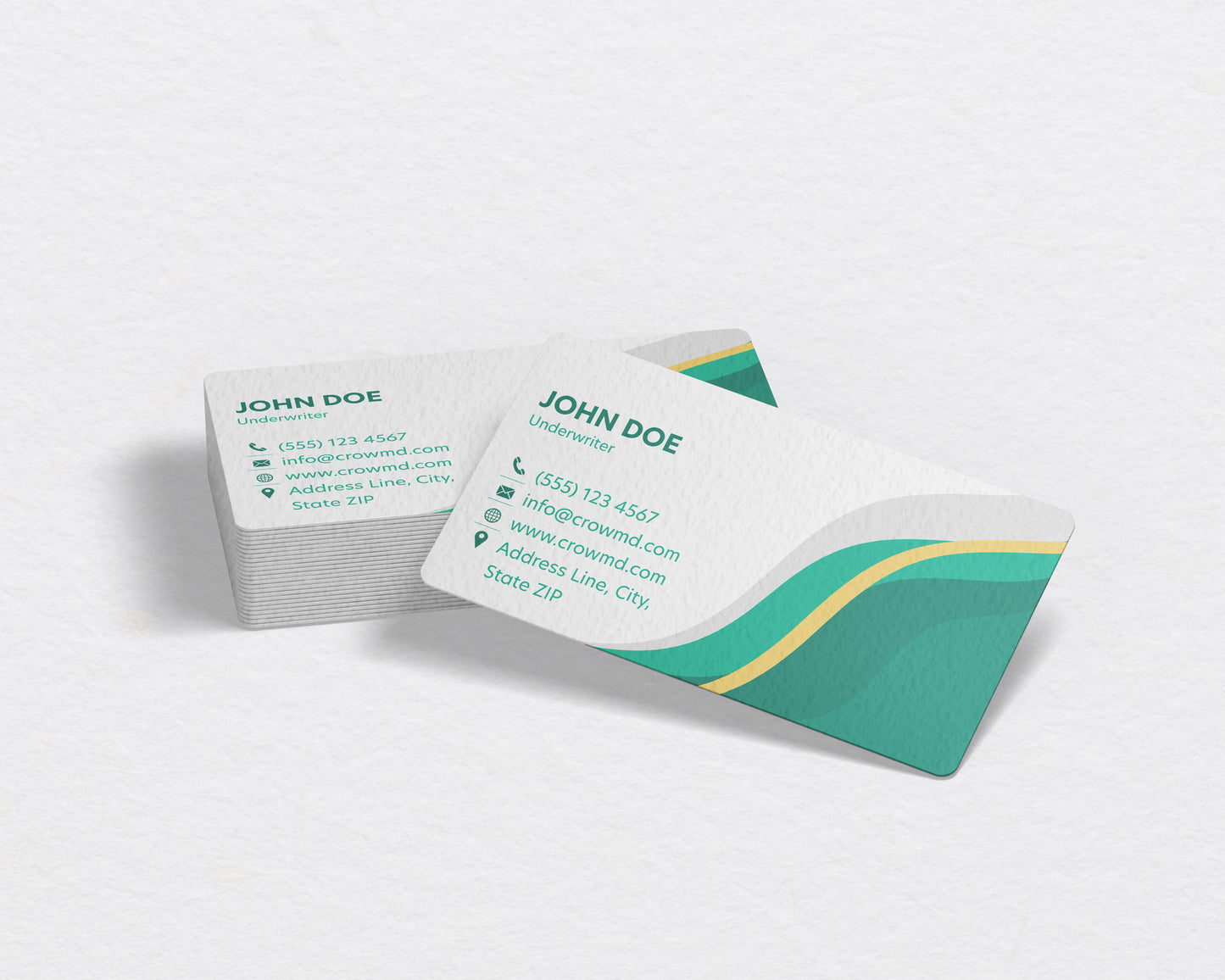 Insurance Business Card Template | Professional Agent Style | INS8