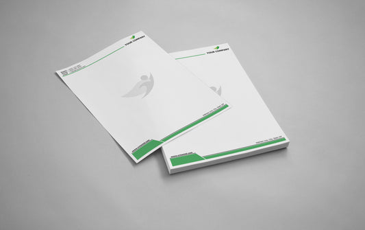 Modern Corporate Letterhead Printing (500 Sheets) – 28 lb Bright White | LHD2