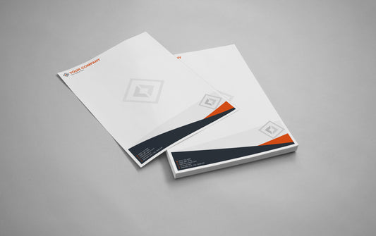 Clean Business Letterhead Printing (500 Sheets) – 28 lb Bright White | LHD3