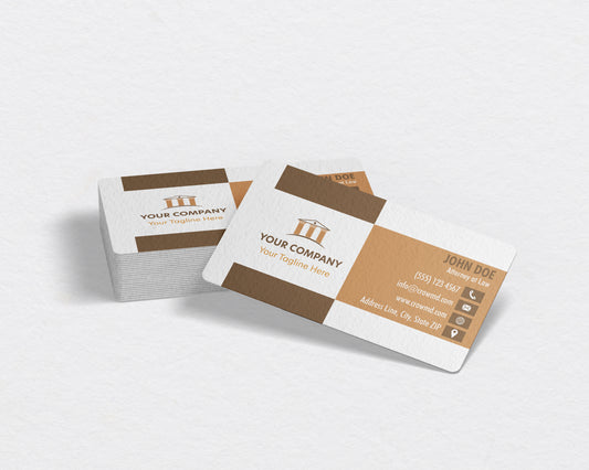 Lawyer Business Card Template | Modern Corporate Legal Look | LAW29