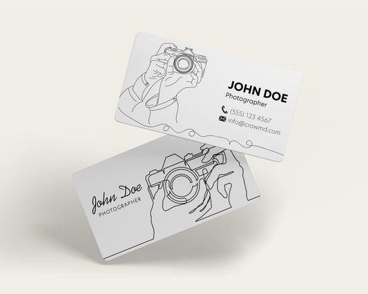 Photographer Business Card Template | Elegant Photography Card | PH10