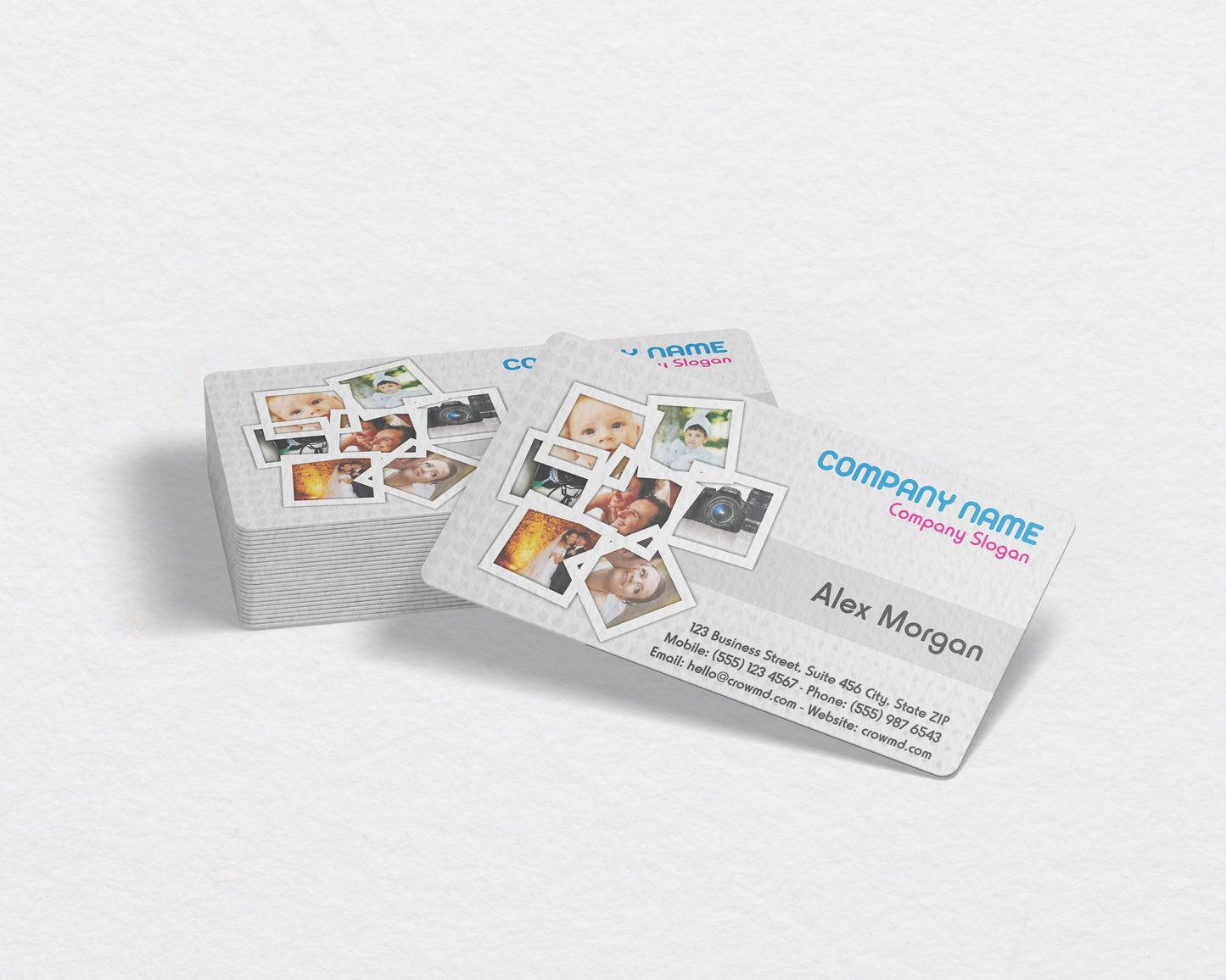 Photographer Business Card Template | Modern Minimal Design | PH1