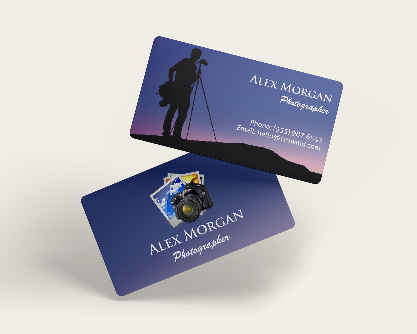 Photographer Business Card Template | Creative Camera Style | PH4