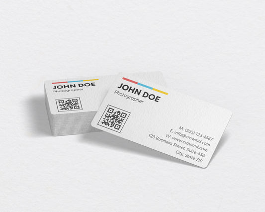 Photographer Business Card Template | Modern Bold Design | PH8