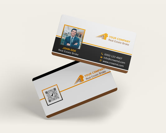 Real Estate Business Card Template | High-End Property Design | REO13
