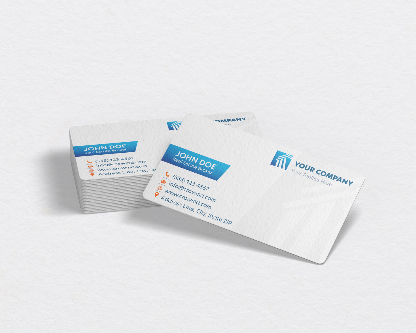 Real Estate Business Card Template | Professional Agent Branding | REO18