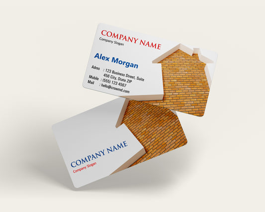 Real Estate Business Card Template | Elegant Realtor Card | REO4